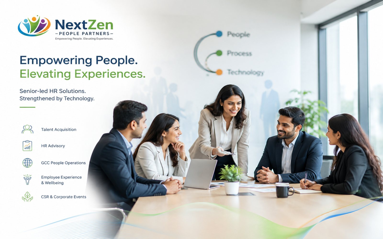 HR consultants discussing talent and people solutions at NextZen People Partners